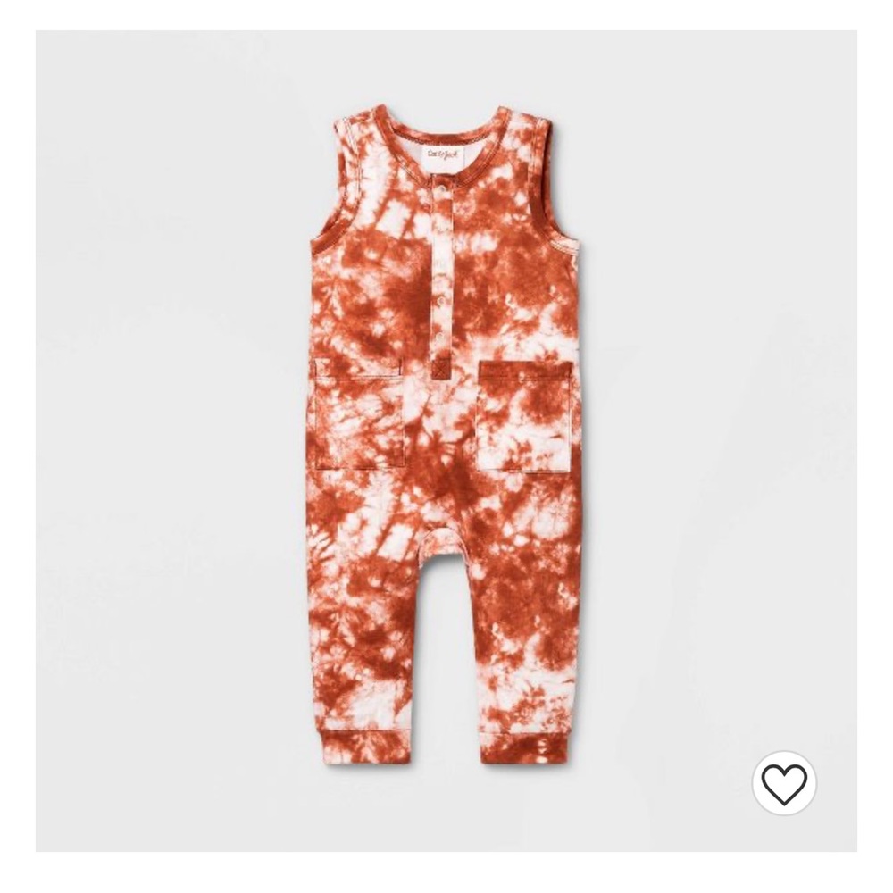 Baby Romper orange dark size 12 M